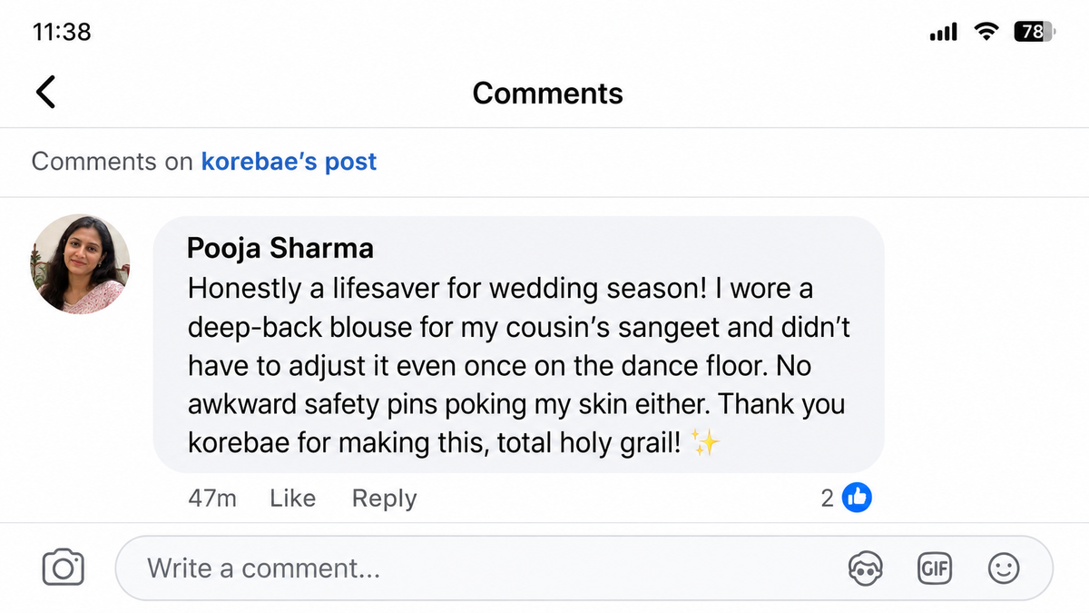 Customer review screenshot