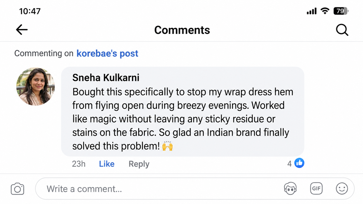 Customer review screenshot